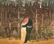 Edvard Munch Forest oil